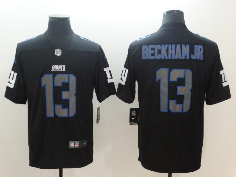 Men's New York Giants Odell Beckham Jr. #13 Black Jersey
